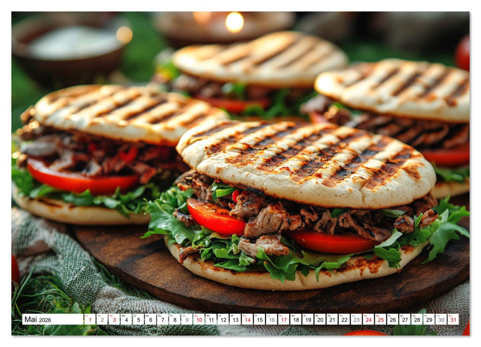 Döner macht schöner, türkischer Geschmack von deinem Dönermann (CALVENDO Premium Wandkalender 2026)