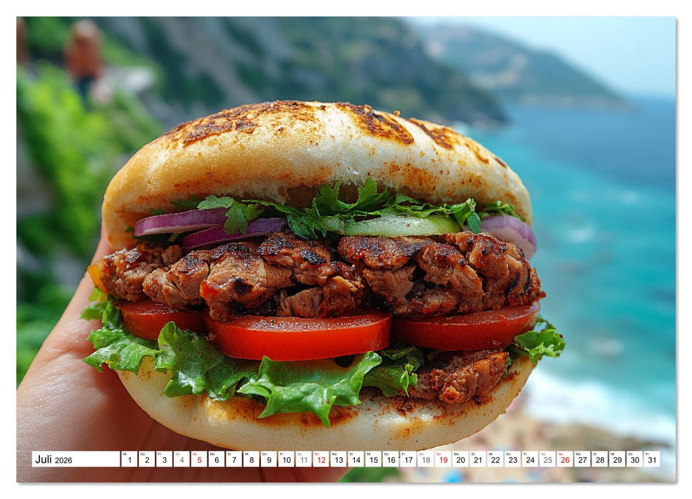 Döner macht schöner, türkischer Geschmack von deinem Dönermann (CALVENDO Premium Wandkalender 2026)