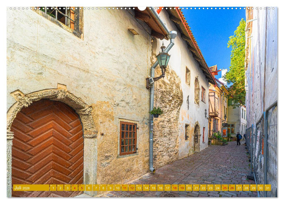 Türen-Tore-Tallinn, Stadt mit märchenhafter Atmosphäre und Charme (CALVENDO Premium Wandkalender 2026)