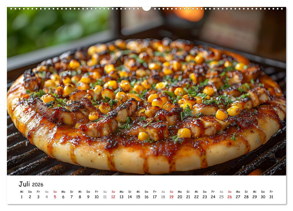 Pizza geht immer - Zu jeder Jahreszeit (CALVENDO Premium Wandkalender 2026)