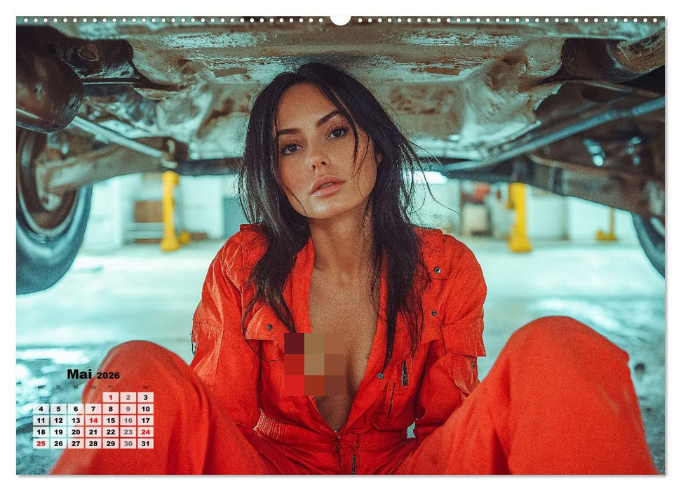 Take A Ride - Leidenschaftliche Schönheit in der Werkstatt (CALVENDO Wandkalender 2026)