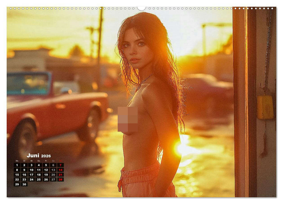 Take A Ride - Leidenschaftliche Schönheit in der Werkstatt (CALVENDO Wandkalender 2026)