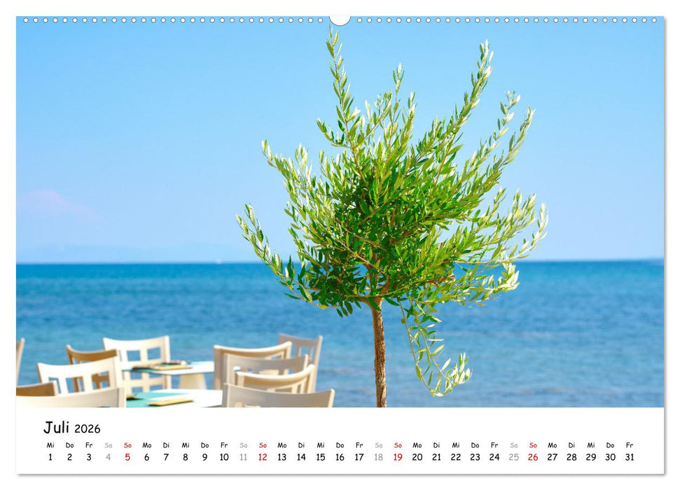 Mediterraner Zauber - Korfu in all seinen Facetten (CALVENDO Premium Wandkalender 2026)
