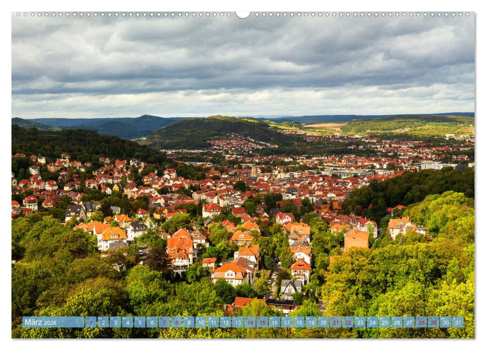 Wartburgstadt Eisenach - Reise durch das schöne Thüringen (CALVENDO Wandkalender 2026)