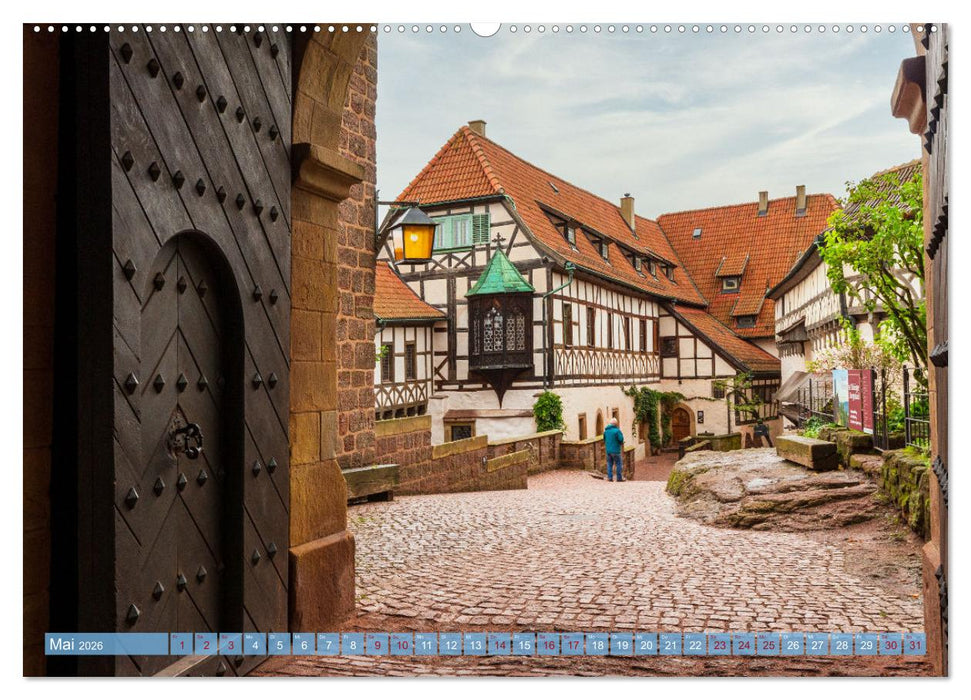 Wartburgstadt Eisenach - Reise durch das schöne Thüringen (CALVENDO Wandkalender 2026)