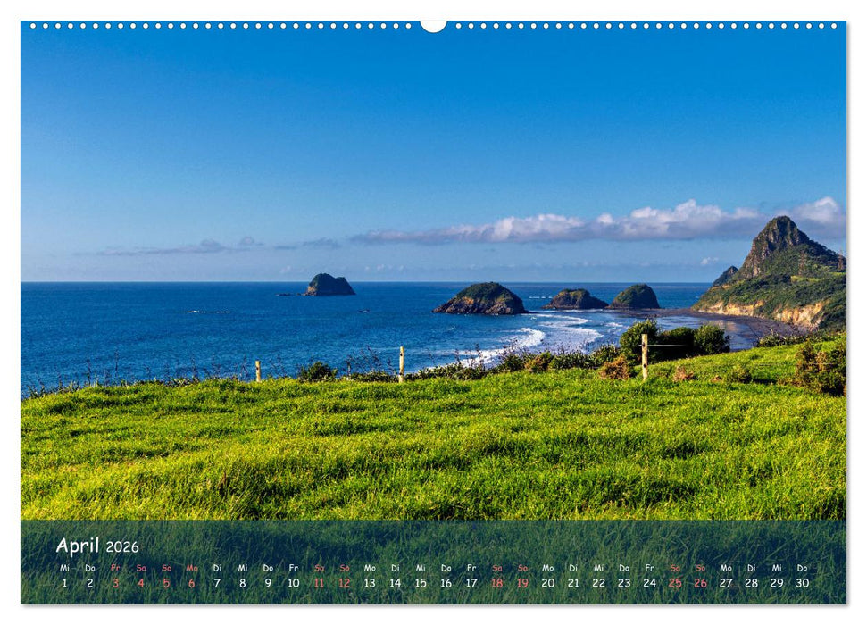 Traumorte entdecken: Neuseeland (CALVENDO Premium Wandkalender 2026)