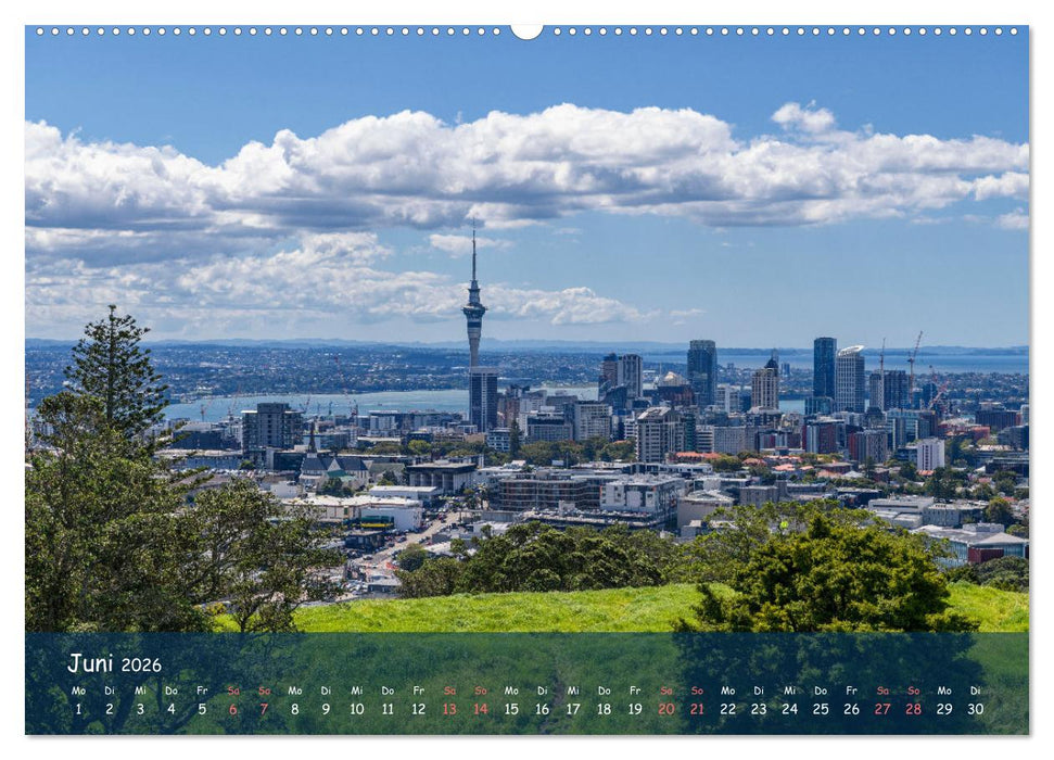 Traumorte entdecken: Neuseeland (CALVENDO Premium Wandkalender 2026)