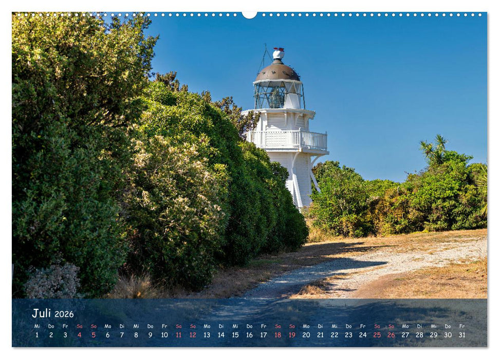 Traumorte entdecken: Neuseeland (CALVENDO Premium Wandkalender 2026)