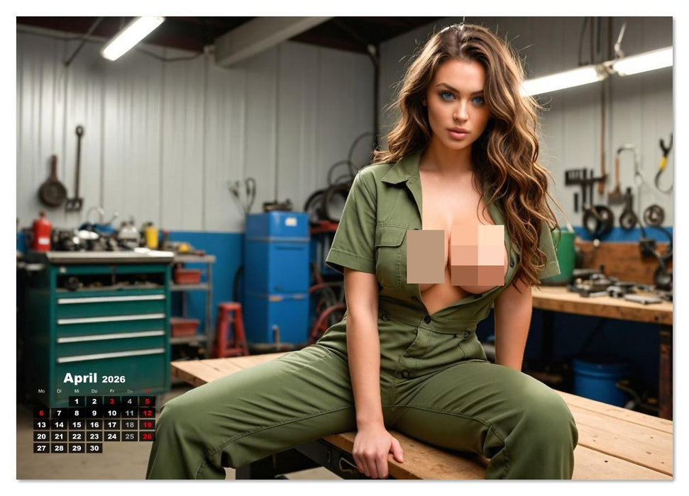 Take A Ride - Leidenschaftliche Schönheit in der Werkstatt (CALVENDO Premium Wandkalender 2026)