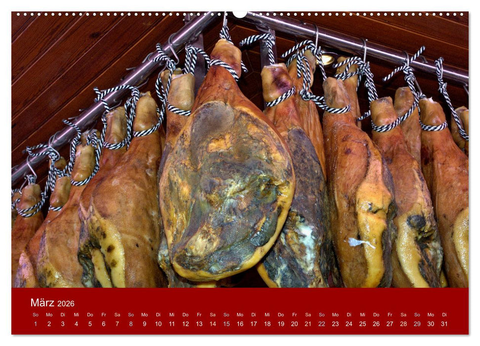 Schinken und Wurst (CALVENDO Premium Wandkalender 2026)