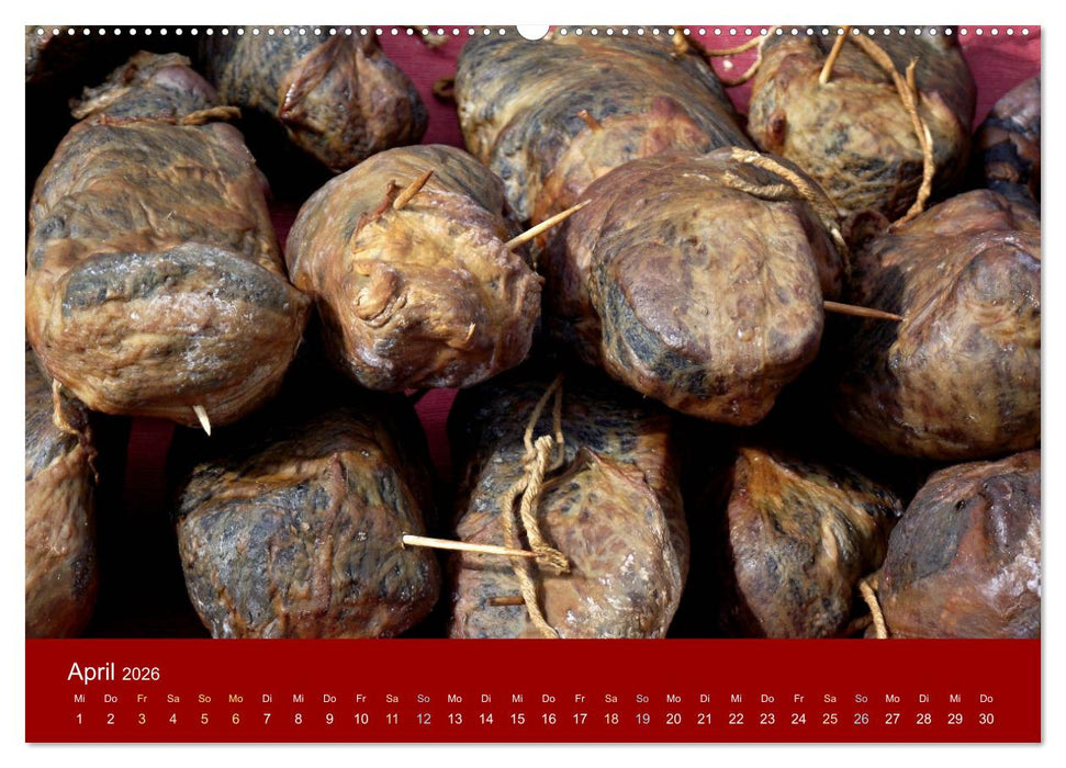 Schinken und Wurst (CALVENDO Premium Wandkalender 2026)