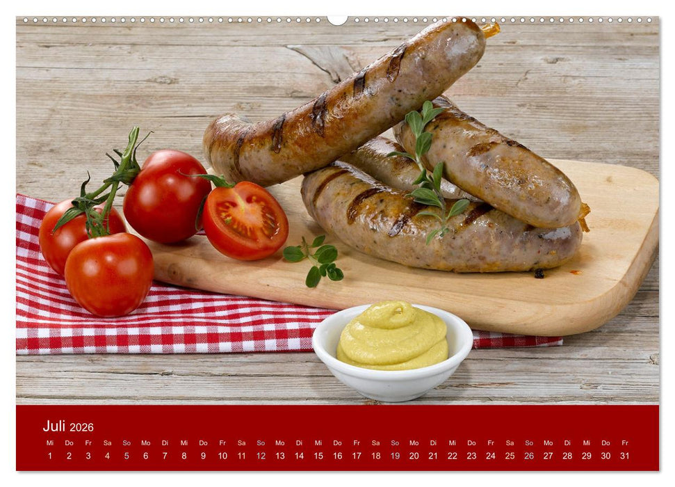 Schinken und Wurst (CALVENDO Premium Wandkalender 2026)