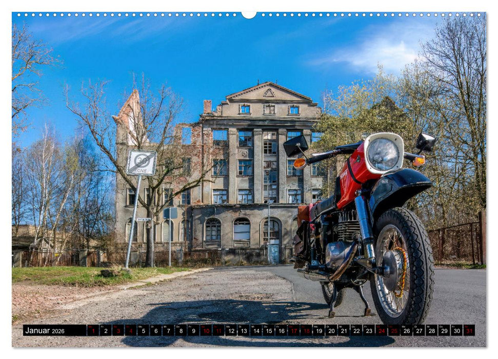 Meine MZ ES 250/2 unterwegs in Chemnitz (CALVENDO Wandkalender 2026)