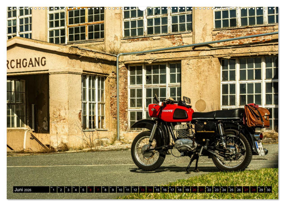 Meine MZ ES 250/2 unterwegs in Chemnitz (CALVENDO Wandkalender 2026)