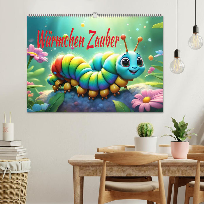 Würmchen Zauber (CALVENDO Wandkalender 2026)