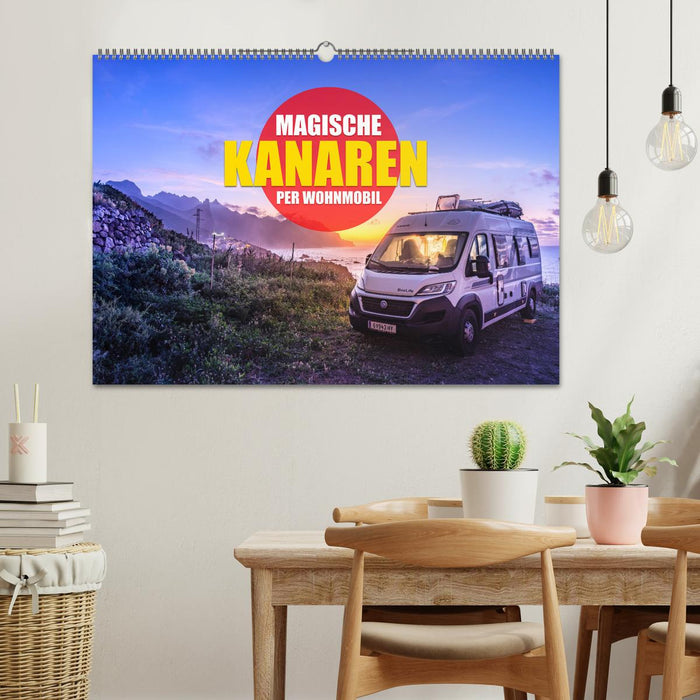 Die KANAREN per WOHNMOBIL (CALVENDO Wandkalender 2026)