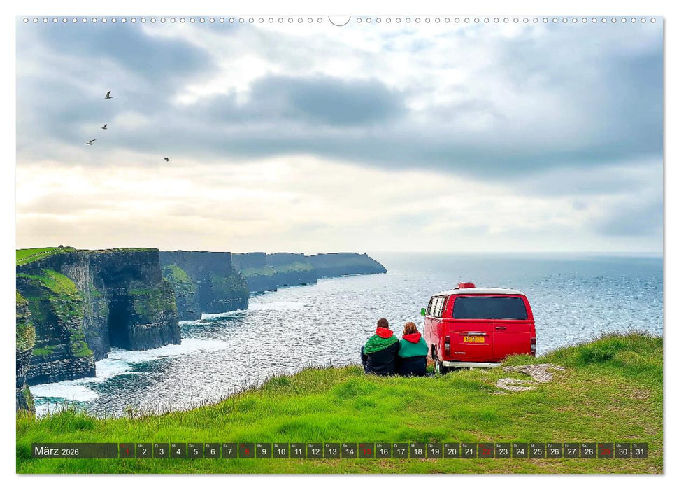 Abenteuer Wildcamping - Mit dem Camper um die Welt (CALVENDO Premium Wandkalender 2026)