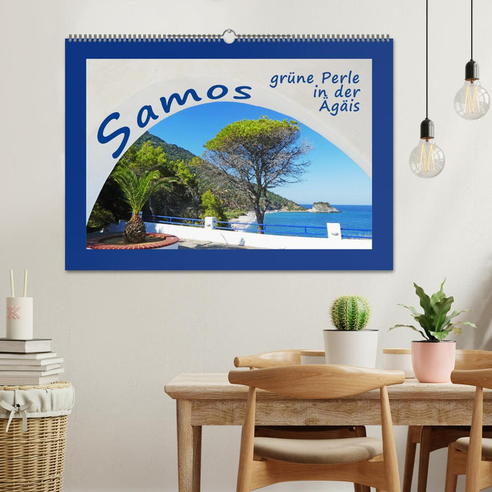 Samos - grüne Perle in der Ägäis (CALVENDO Wandkalender 2026)