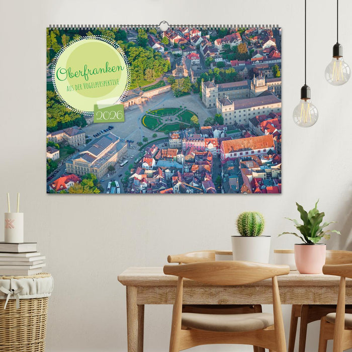 Oberfranken aus der Vogelperspektive (CALVENDO Wandkalender 2026)