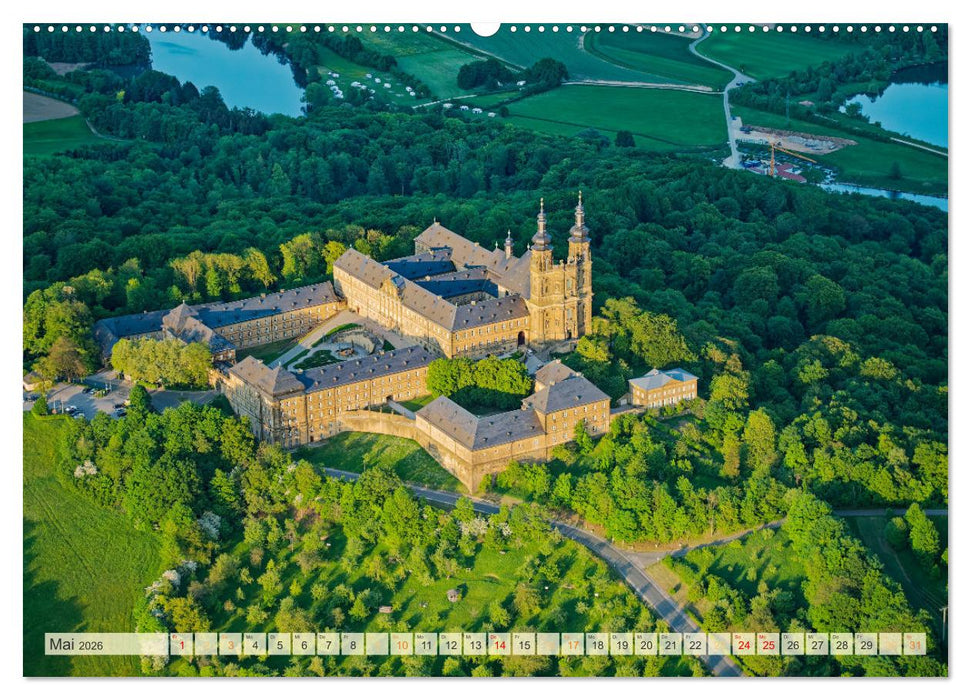 Oberfranken aus der Vogelperspektive (CALVENDO Wandkalender 2026)