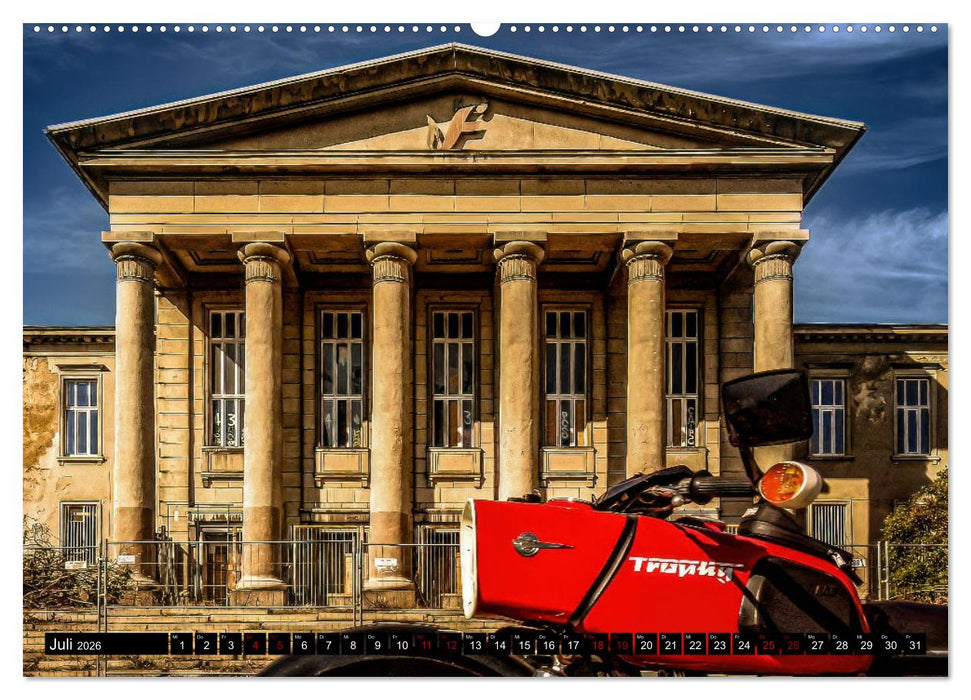 Meine MZ ES 250/2 unterwegs in Chemnitz (CALVENDO Premium Wandkalender 2026)