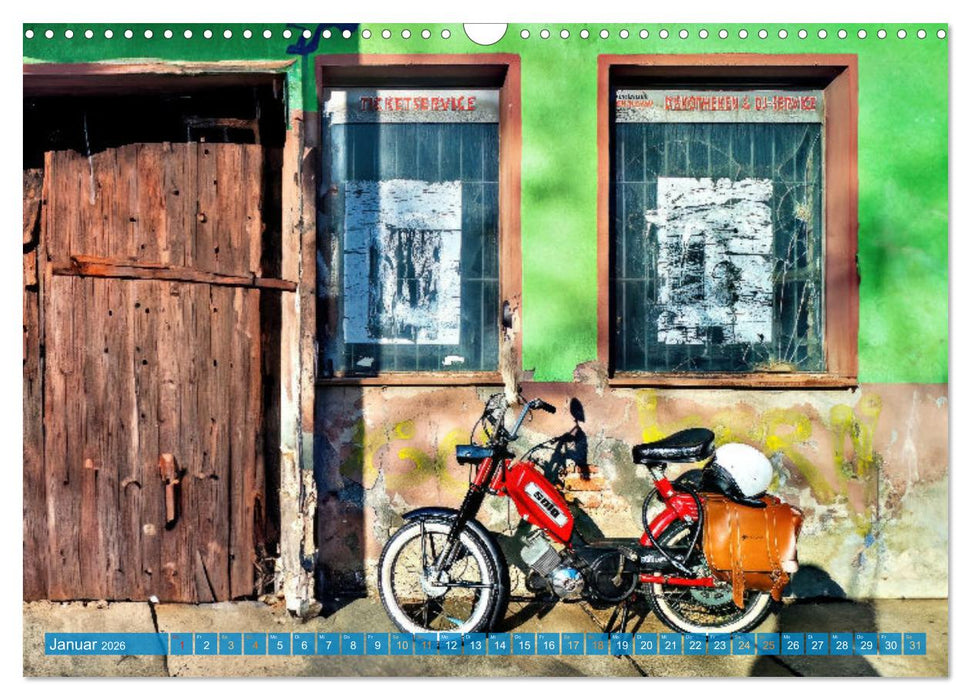 Das Mofa meiner Jugend (CALVENDO Wandkalender 2026)