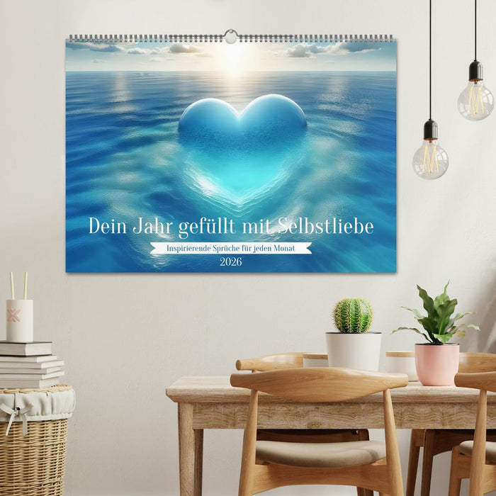 Dein Jahr gefüllt mit Selbstliebe (CALVENDO Wandkalender 2026)
