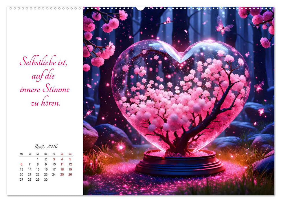 Dein Jahr gefüllt mit Selbstliebe (CALVENDO Wandkalender 2026)