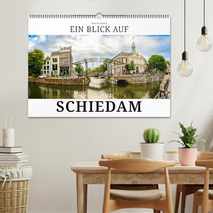 Ein Blick auf Schiedam (CALVENDO Wandkalender 2026)