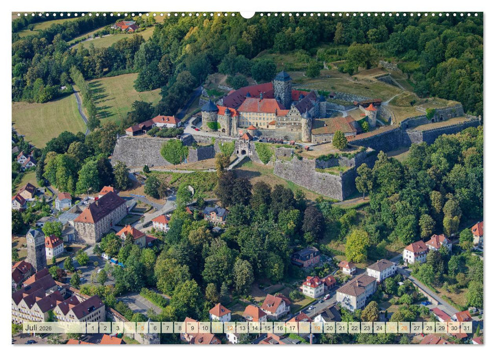 Oberfranken aus der Vogelperspektive (CALVENDO Premium Wandkalender 2026)