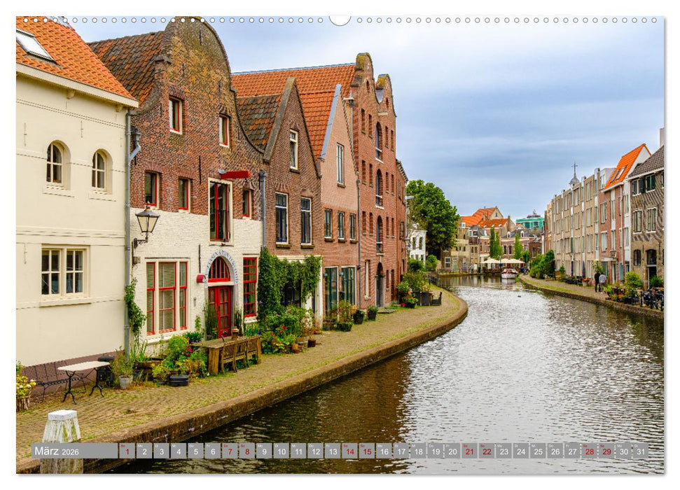Ein Blick auf Schiedam (CALVENDO Premium Wandkalender 2026)