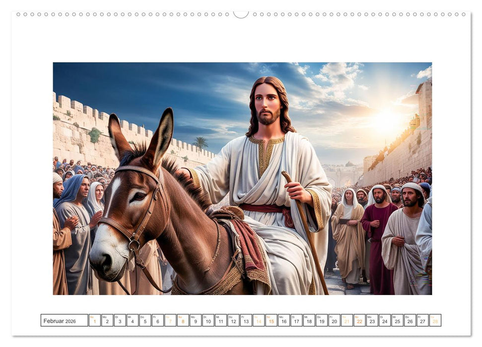 Durch das Jahr mit Jesus (CALVENDO Wandkalender 2026)