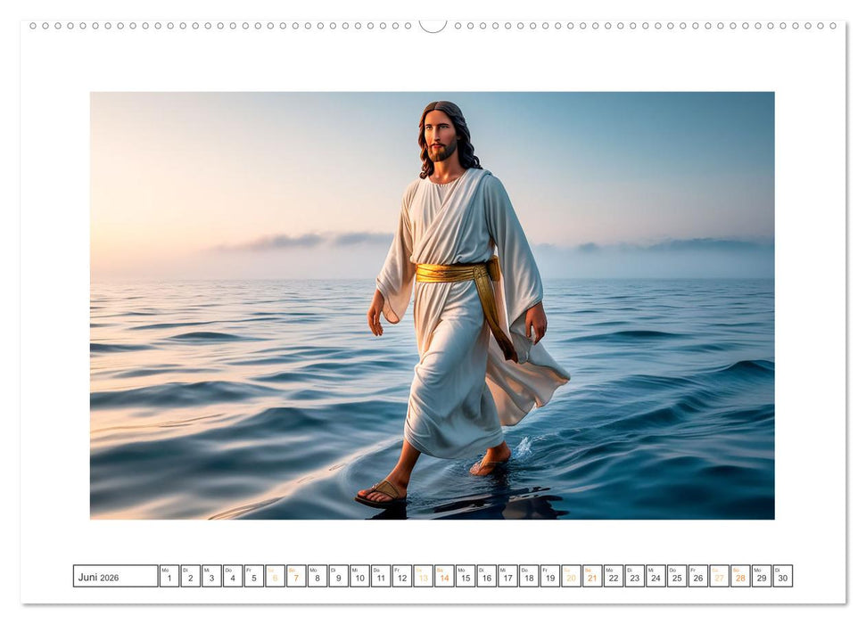 Durch das Jahr mit Jesus (CALVENDO Wandkalender 2026)