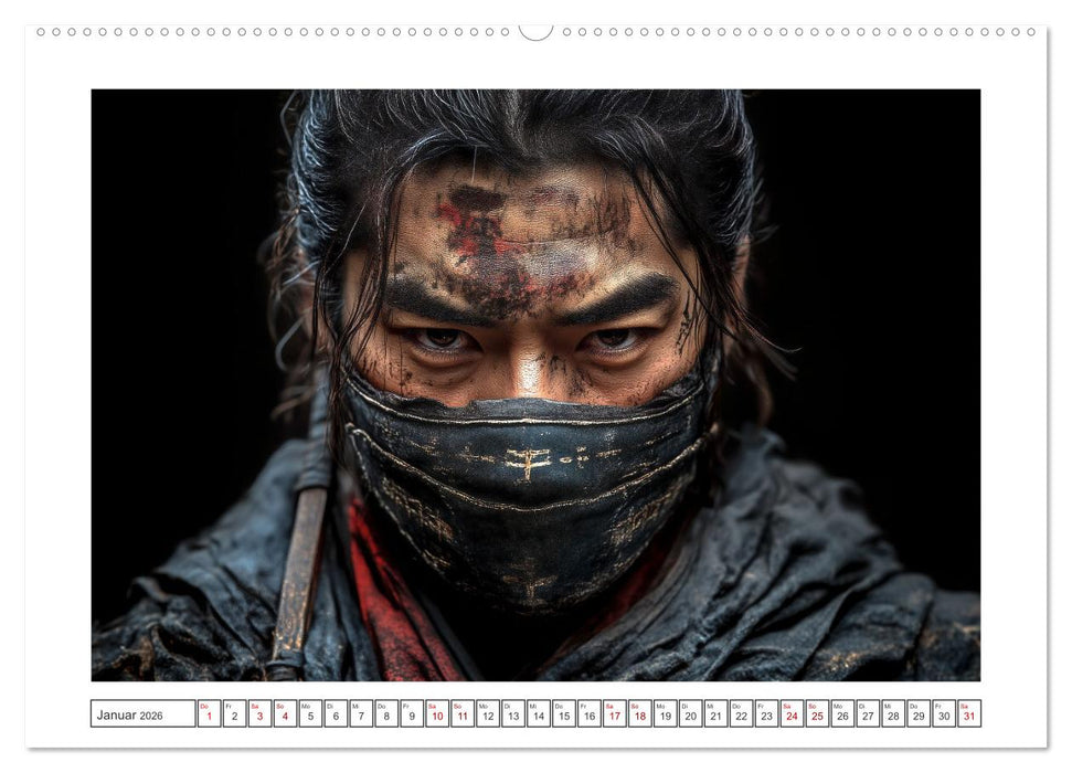 Mein Samurai (CALVENDO Premium Wandkalender 2026)