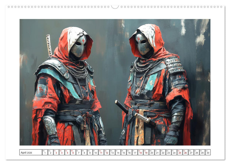 Mein Samurai (CALVENDO Premium Wandkalender 2026)