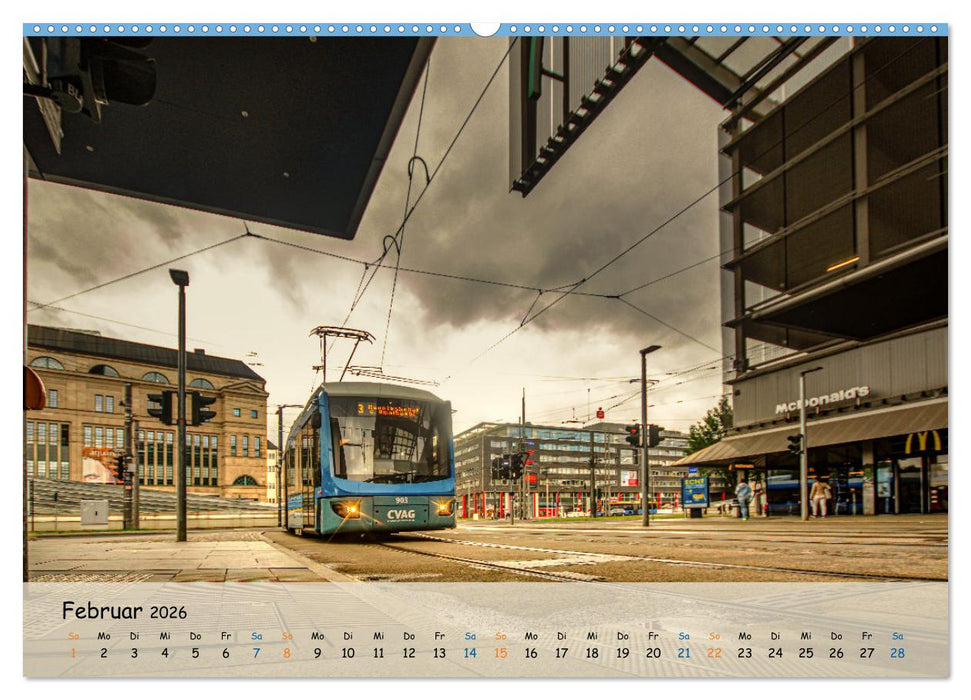 Nahverkehr in Chemnitz (CALVENDO Premium Wandkalender 2026)