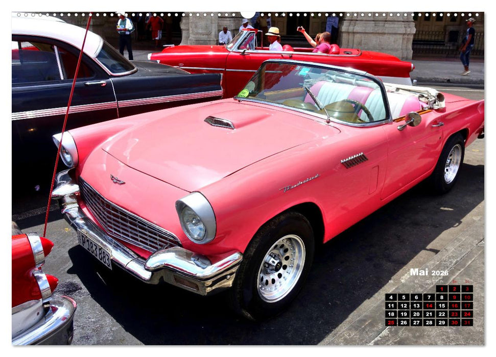 Thunderbird - Ford-Ikone der Fünfziger Jahre (CALVENDO Wandkalender 2026)