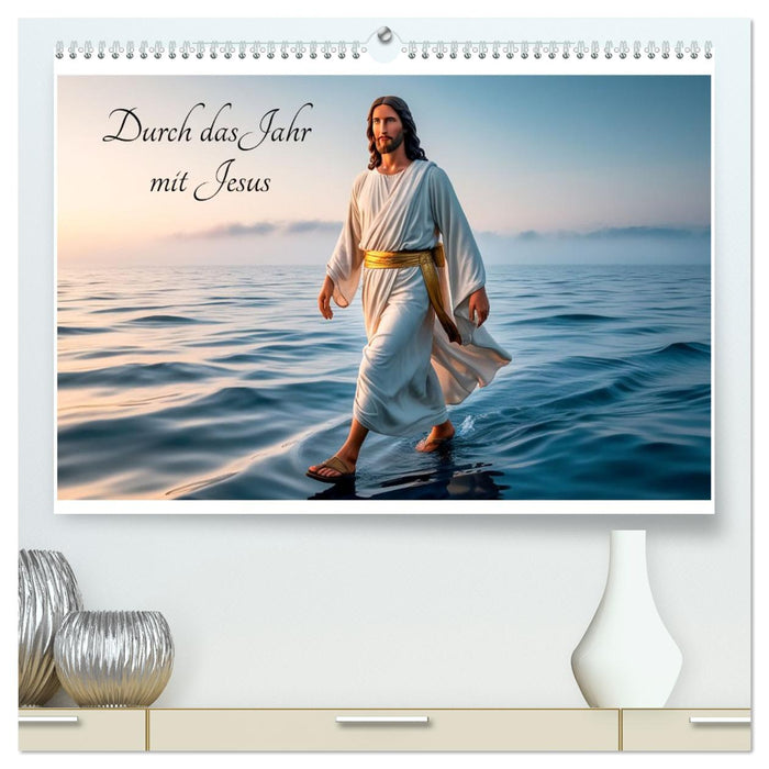 Durch das Jahr mit Jesus (CALVENDO Premium Wandkalender 2026)