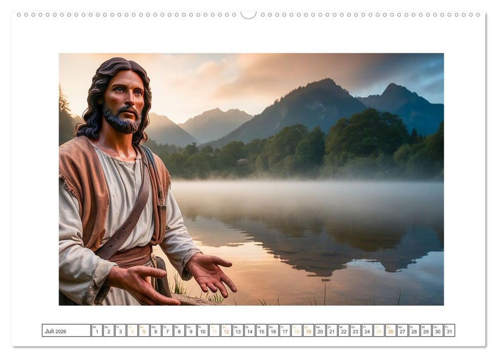 Durch das Jahr mit Jesus (CALVENDO Premium Wandkalender 2026)