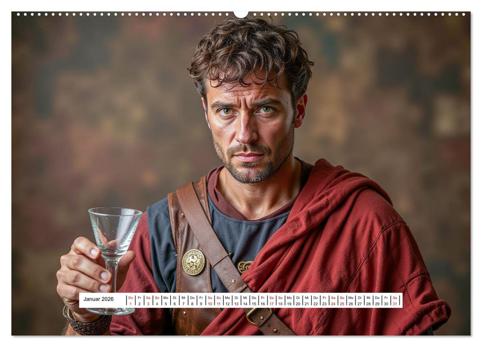 Zurück nach Rom - Das Leben in der Antike (CALVENDO Wandkalender 2026)