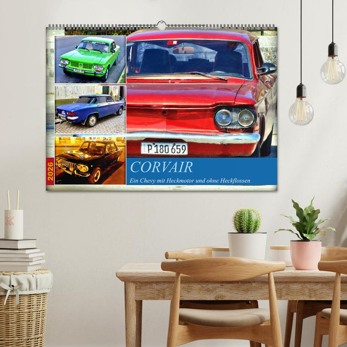 CORVAIR - Ein Chevy mit Heckmotor und ohne Heckflossen (CALVENDO Wandkalender 2026)