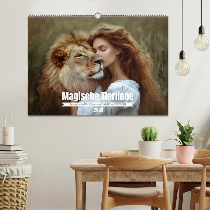 Magische Tierliebe (CALVENDO Wandkalender 2026)