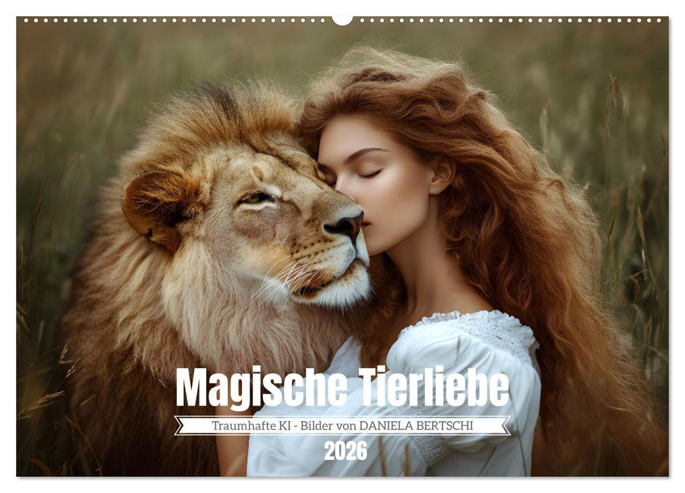 Magische Tierliebe (CALVENDO Wandkalender 2026)