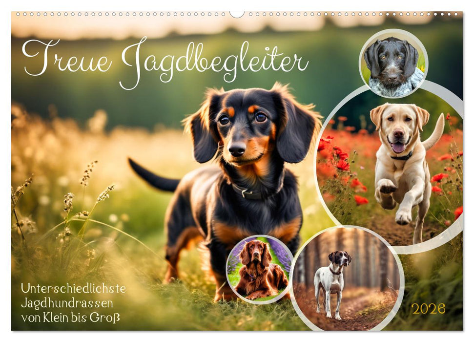 Treue Jagdbegleiter (CALVENDO Wandkalender 2026)