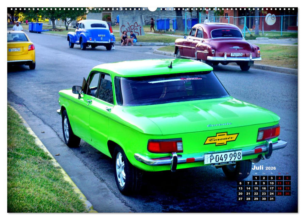 CORVAIR - Ein Chevy mit Heckmotor und ohne Heckflossen (CALVENDO Premium Wandkalender 2026)
