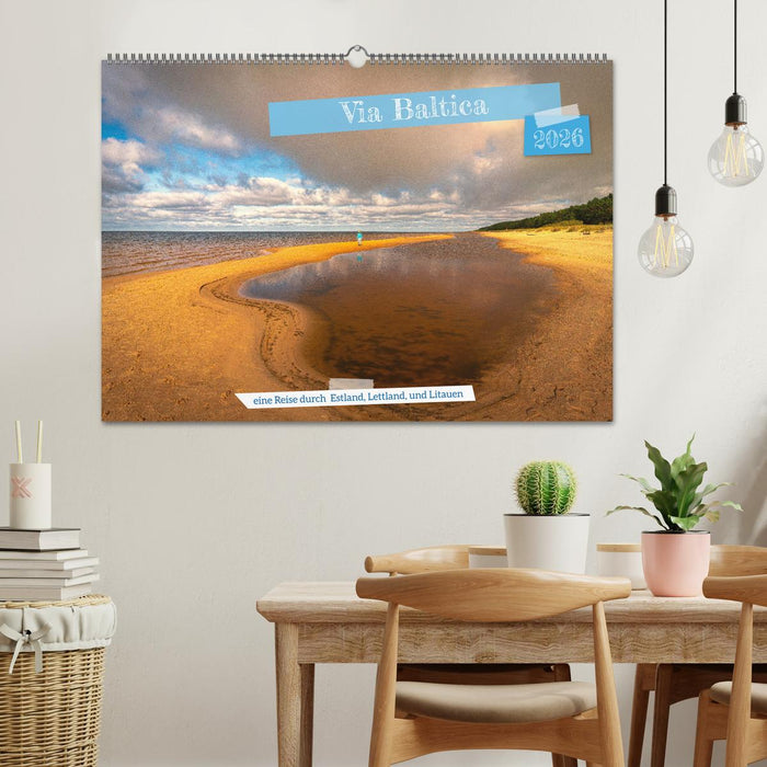 Via Baltica - eine Reise durch Estland, Lettland und Litauen (CALVENDO Wandkalender 2026)