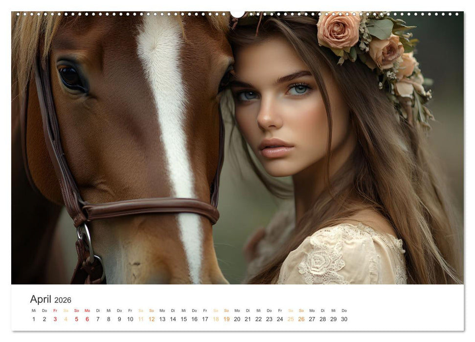 Magische Tierliebe (CALVENDO Premium Wandkalender 2026)