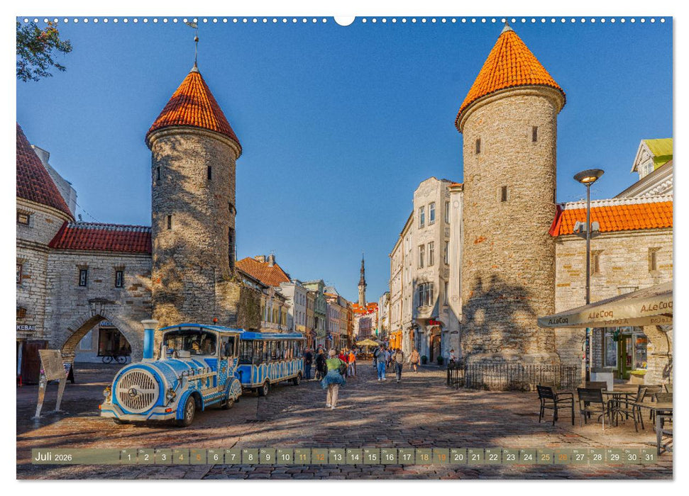 Tallinn-Riga-Vilnius-Memel, eine Traumreise durch das Baltikum. (CALVENDO Premium Wandkalender 2026)