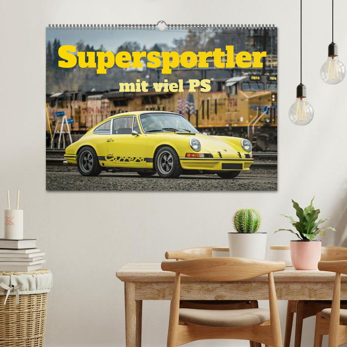 Supersportler mit viel PS (CALVENDO Wandkalender 2026)