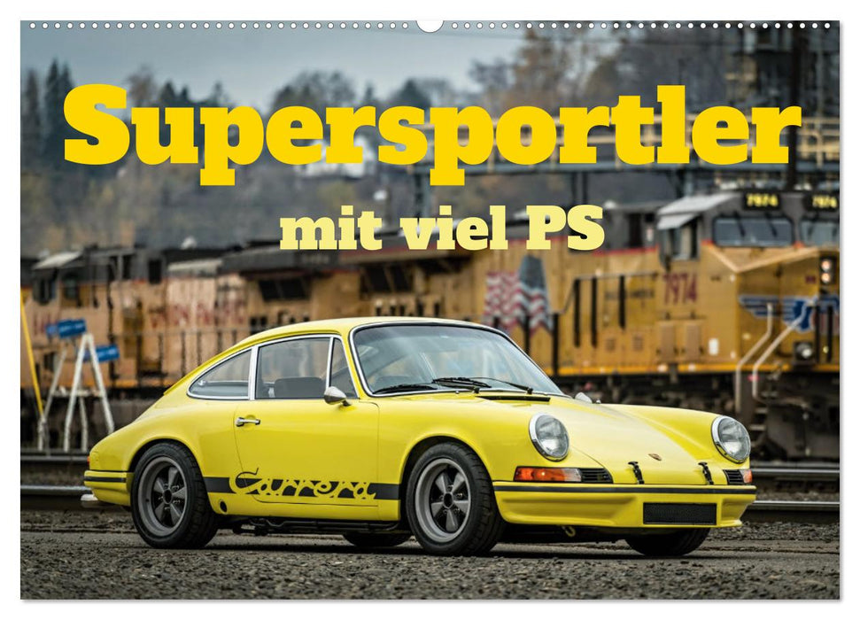 Supersportler mit viel PS (CALVENDO Wandkalender 2026)